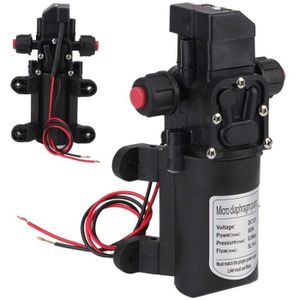Pompe à Eau Auto-Amorçante 12V 5L/min 115PSI Avec Pressostat - Haute Pression Pour Lave-Auto Et Solaire