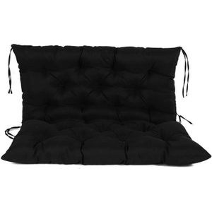 SET de x2 Coussin Assise Banquette Banc et Chaise Fait a la Main decoration fauteuil couverture de Banquets canap/é en Poly Coton facile /à laver /à la main et la machine Coussin Rectangulaire Bleu 40x70x3 cm