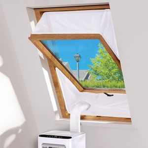 Kit d'étanchéité pour climatiseur mobile Axelair - Pour fenêtre à vantail -  830 cm de longueur de