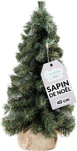 SAPIN - ARBRE DE NOËL Creative Home Mini Sapin de Noel Artificiel 40 cm 