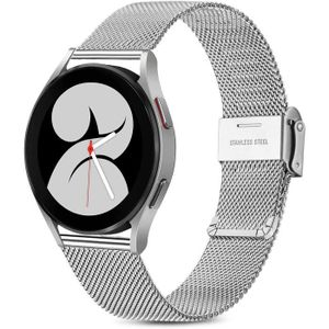 BRACELET MONTRE CONNEC. Bracelet pour Samsung Galaxy Watch 4, 20 mm Bracelet métal acier inoxydable pour Galaxy Watch 4 Classic / Galaxy Watch 3 41 mm