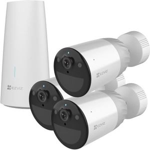 CAMÉRA IP Ezviz - Kit 3 caméras IP Wifi extérieur CS-BC1-B3