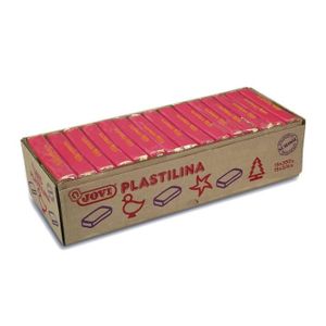 JEU DE PÂTE À MODELER Jovi Boîte de 15 Plaquettes de pâte à Modeler de 350 g Rouge - 7205