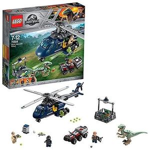 ASSEMBLAGE CONSTRUCTION LEGO Jurassic World   La poursuite en hélicoptère 