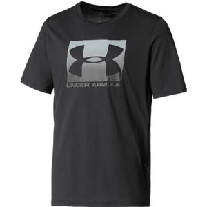 T-SHIRT Tee-shirt de running Under Armour Boxed Sportstyle SS pour homme en noir