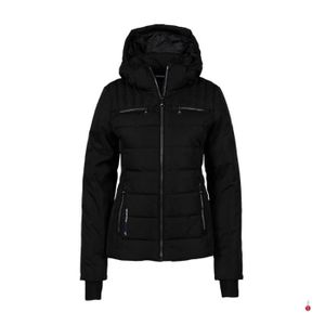 doudoune noire femme pas cher