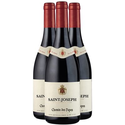 Chemin des Papes Saint-Joseph 2023 - Vin Rouge de la Vallée du Rhône (3x75cl).