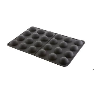 Moule Silicone 24 Demi-Sphères 2,5 Cm – Chocolats, Cake Pops, Mini Gâteaux, Coloris Aléatoire
