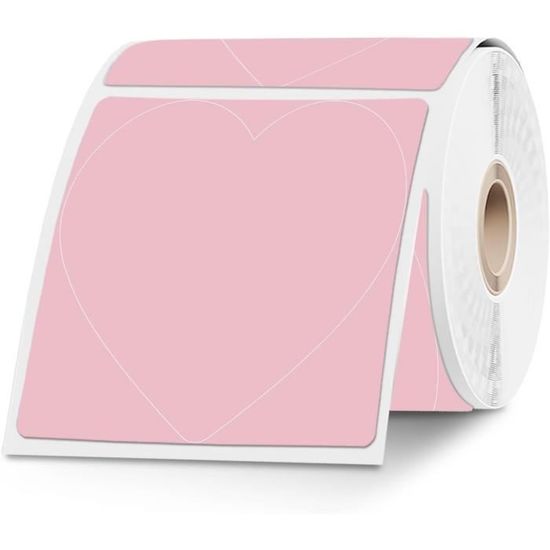 YIKIADA Lot 500 Étiquettes Thermiques Jaunes 25×76 Mm – Adhésives Imperméables Amovibles Imprimantes Thermiques, Pour Inventaire, Bureau, École