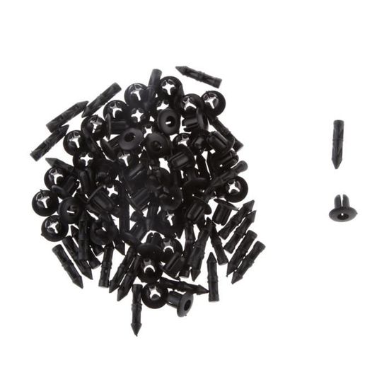 Pince de Fixation de Rivets En Plastique de Trou de Voiture 120 X 8 Mm