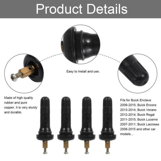 Kit De Réparation De Tige De Valve De Capteur De Système De Surveillance De Pression Des Pneus