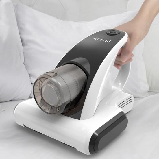 Aspirateur Matelas Anti-Acariens 5 En 1 Avec Lumière UV-C - Nettoyant Matelas Puissant 100W, Filtre HEPA, Élimine 99,9% Bactéries