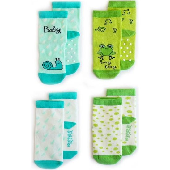 4 Paires De Chaussettes Bébé Été - Coton Fin Respirant, Mi-mollet, Unisexe Pour Enfants