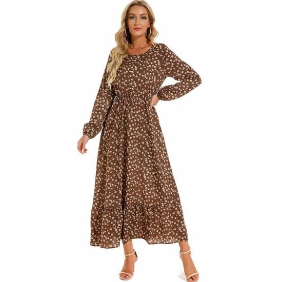 Robe De Plage Femme Gosunny - Longue, Sans Manches, Bandeau élastique | Style Bohème, Imprimé Floral, Fente Devant - 14