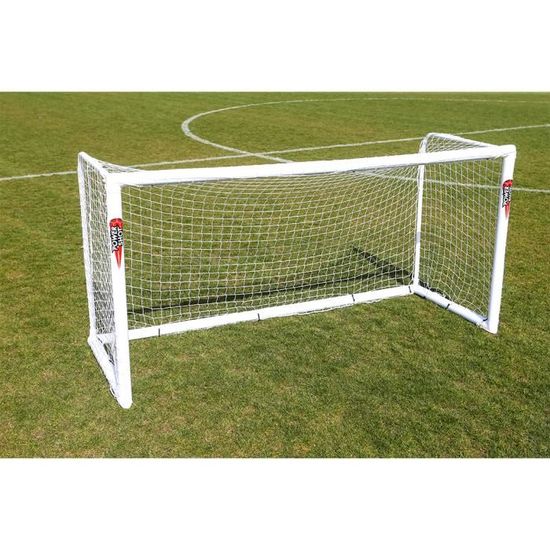 But De Foot POWERSHOT 2,4m X 1,6m - Cage De Jardin En PVC Résistant, Lucarnes à Angles Droits, Livraison Rapide - 6