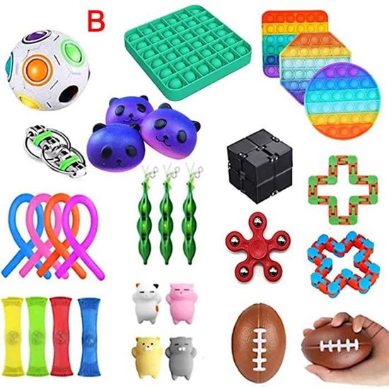 Fidget Toy pack Set Fidget Toy Pack Fidget avec Stress Ball Infinity
