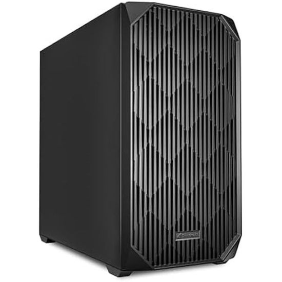 Sharkoon MK3 mini tower behuizing Zwart | 2x USB-A | 1x USB-C