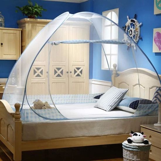 Moustiquaire Pop-up Camping Moustiquaire Lit Pop-up Portable - Protection Anti-moustiques Pour Camping Et Voyage Moustiquaire Fond Filet