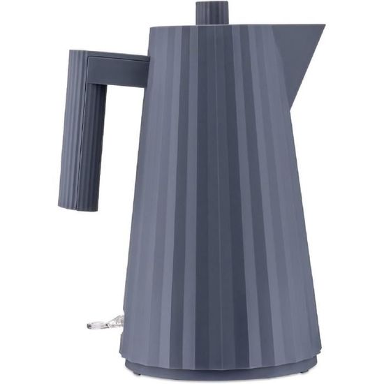 Machine à Café Filtre Alessi Plissé MDL14 G - Design Michele De Lucchi - 1.5L - 1100W - Démarrage Automatique - Gris - Café Parfumé Pour Chaque Matin - 7