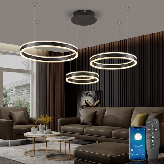 Lustre LED Moderne Design Suspension Salon