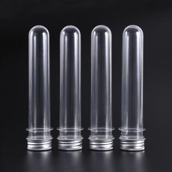 Lot De 10 Tubes De Rangement Ronds Transparents Pour Pièces De Monnaie