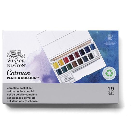 Set Aquarelle Cotman 45 Demi Godets Cultura Com