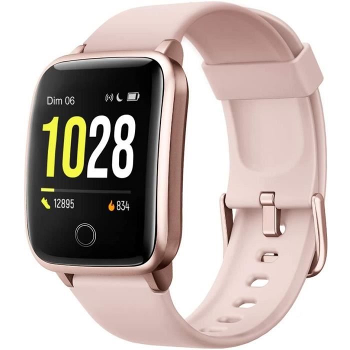 Avis / test - Montre Connectée Bluetooth, Smartwatch Femme Homme Montre Sport IP54 Étanche GPS Intégré Podometre Cardio Fréquence Mètre - CHRONUS - Prix