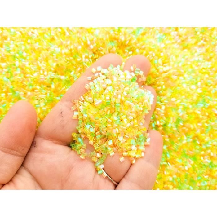 Coffret Cadeau Oenologie T99MN Perles Bingsu croustillantes irisées pour Slime croquant, perles de paille irisées, paillettes 3D, ap