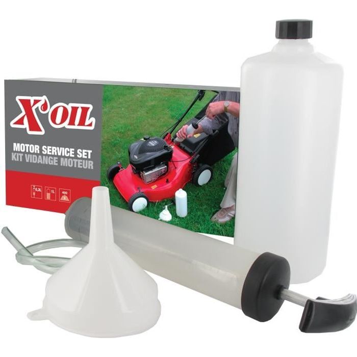 JARDIN PRATIC Kit vidange pour moteurs de tondeuse à gazon