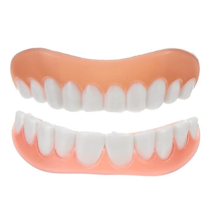 Faux autocollants pour dents Simulation blanchiment des dents prothèses dentaires pâte accolades outil de couverture des*PD11135