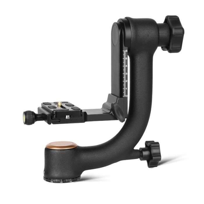 TêTe de TréPied de CaméRa Professionnelle pour Grande Capacité de Charge CaméRa TéLéObjectif 1-4 Vis DiamèTre 48Mm