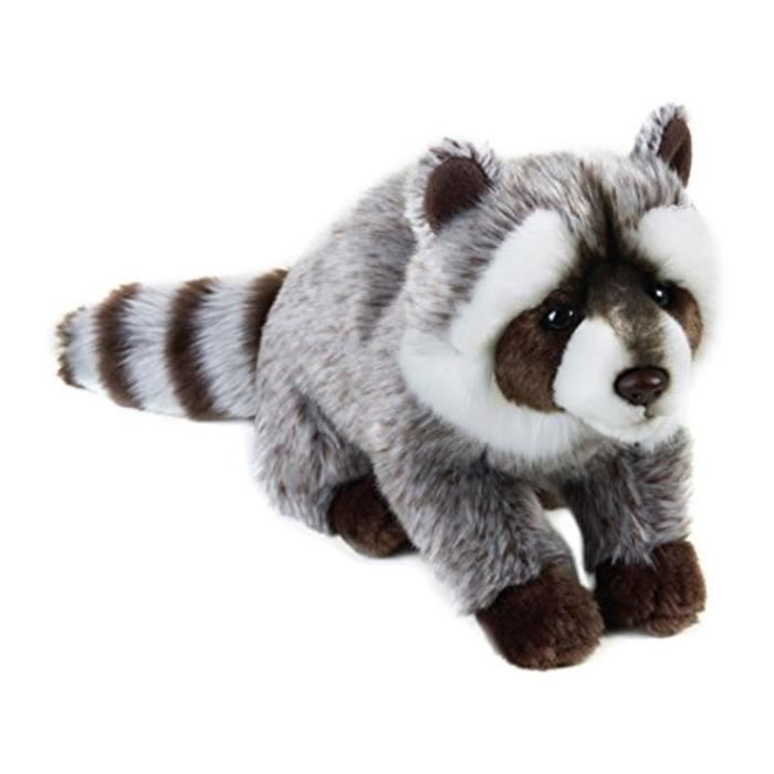Geographics National -Raton Laveur- Animaux En Peluche Jouet En Peluche (Taille Moyenne, Naturel) 9504