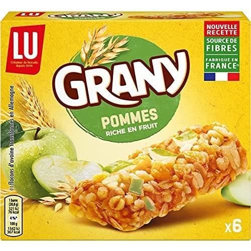 grany - barres céréales et pommes vertes 125 g - lot de 2 79