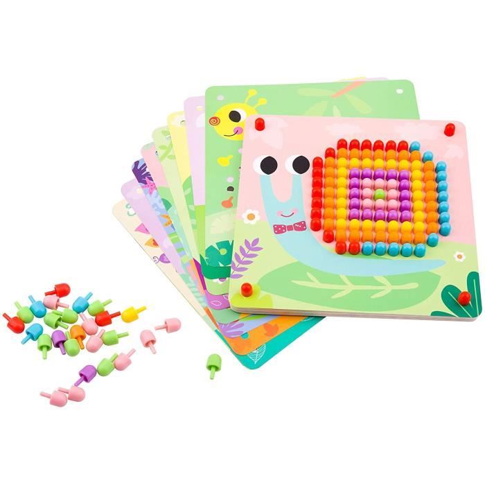 VEHICULE A CONSTRUIRE ENGIN TERRESTRE A CONSTRUIRETooky Toy - Puzzle mosaique Animaux - Puzzle pour Enfant - Jeux de Construct129