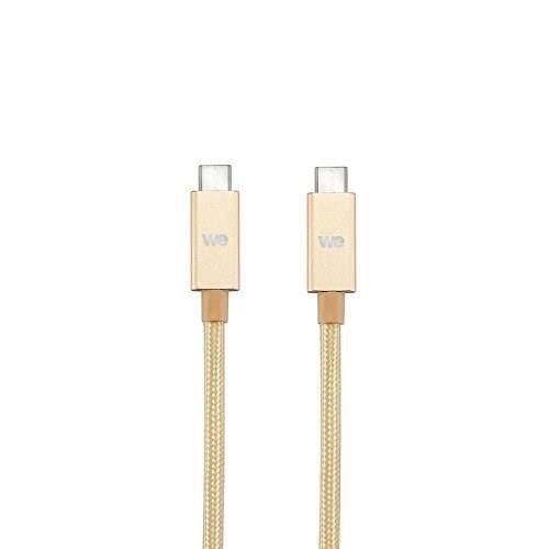 Câble USB-C mâle / USB A mâle - Nylon - 2 m - USB 3.1 - Très résistant - Or