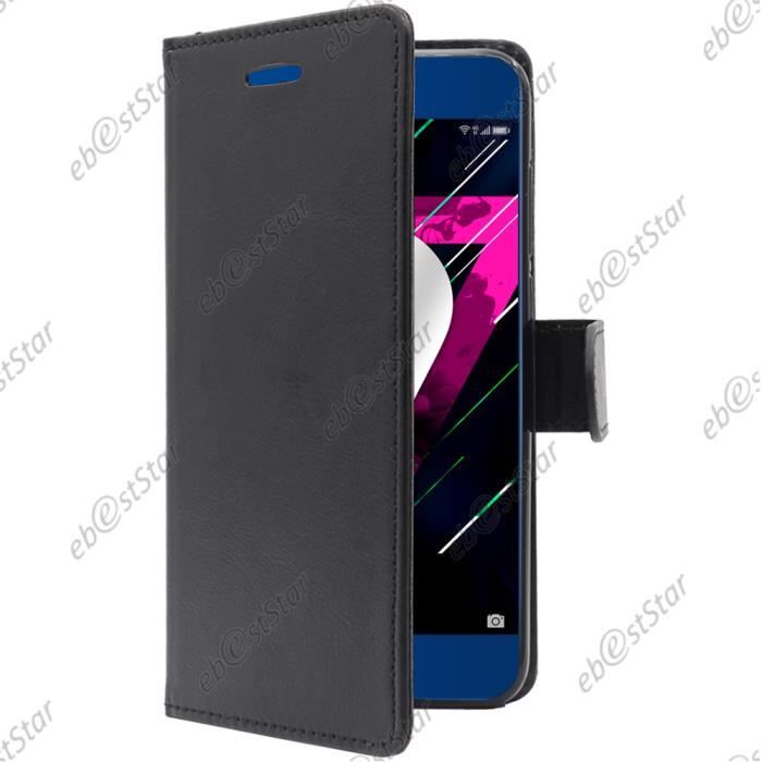 ebestStar ® Etui Portefeuille Protection pour Huawei Honor 9, Couleur Noir