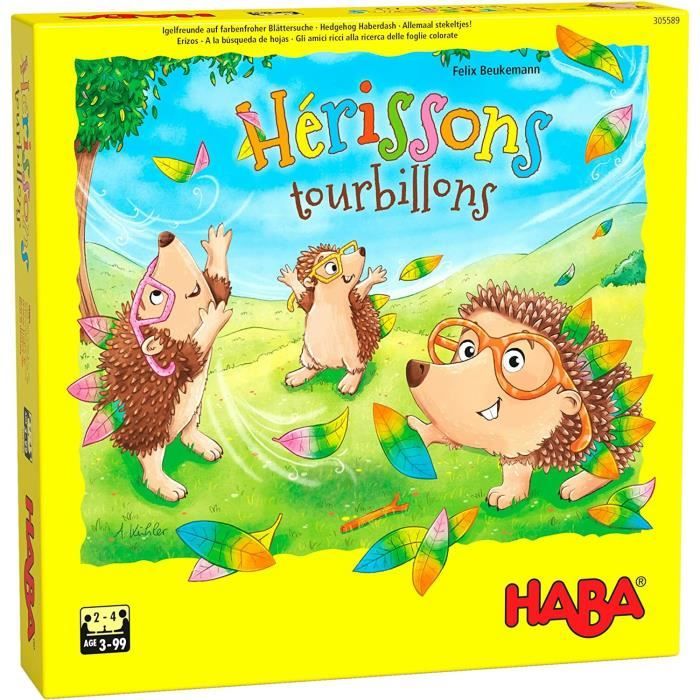 HABA - Hérissons tourbillons - Jeu de mémoire - 3 ans et plus, 305589