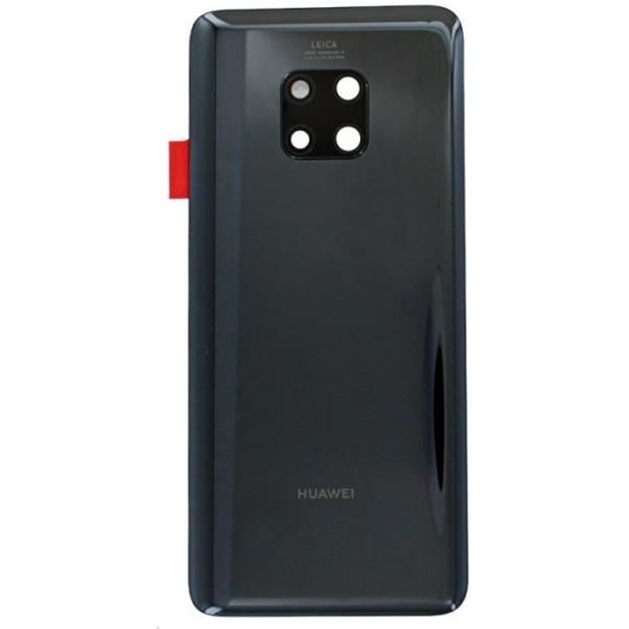Cache batterie vitre arrière Huawei Mate 20 noir