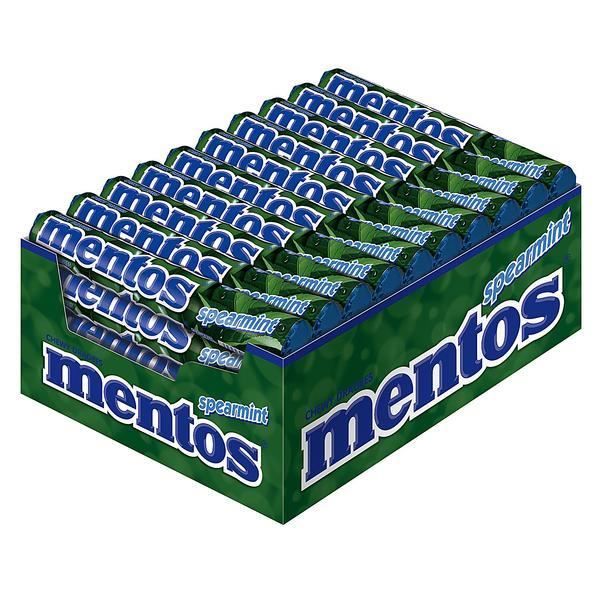 Mentos Spearmint Chewy Dragees Bonbons 40 x 38g