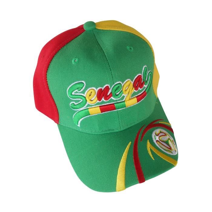 CASQUETTE SENEGAL HOMME FEMME FILLE GARCON ENFANT No écharpe drapeau maillot fanion sénégalais ...