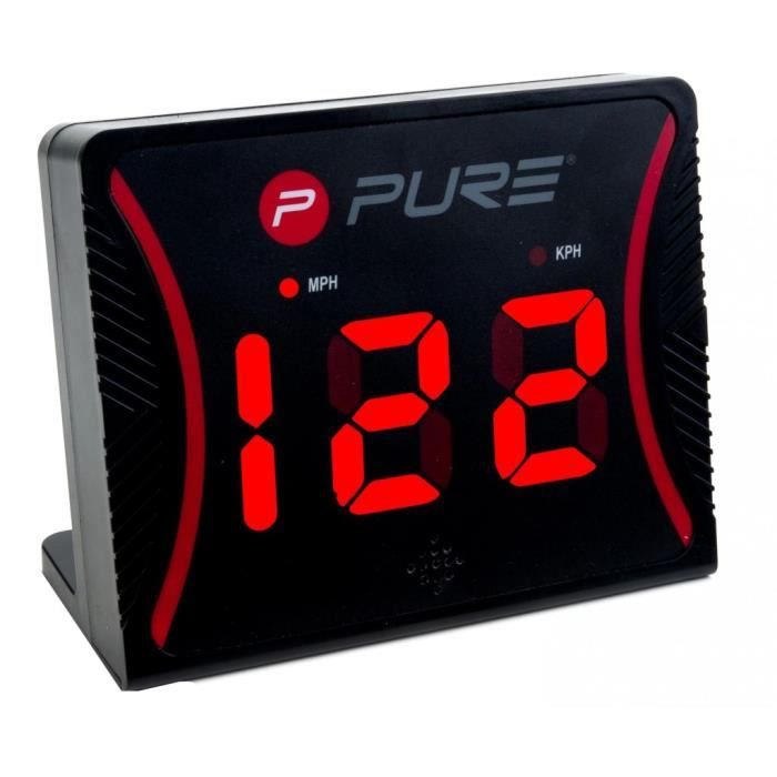 Pure2Improve Radar de vitesse Noir Plastique