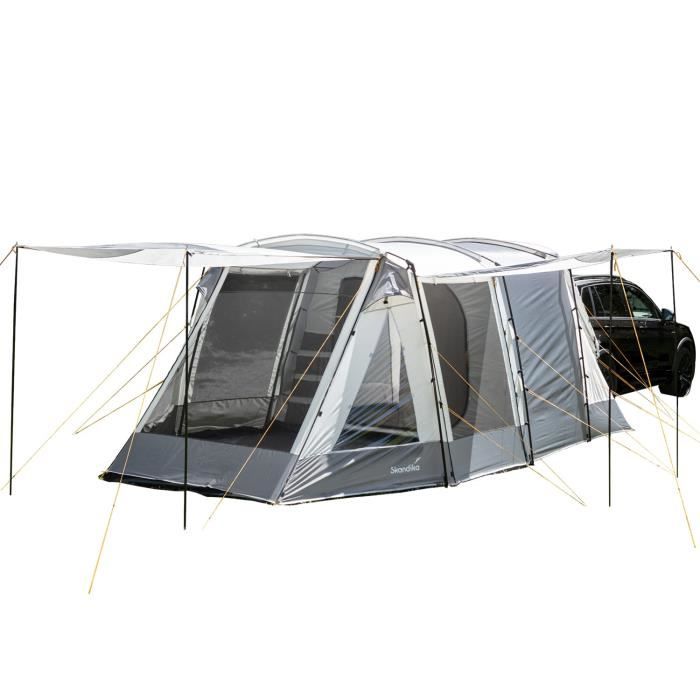 Skandika Pitea XL Up - Tente de hayon tente arrière de camping Auvent SUV, Caddy, voiture - 4 personnes - Tente Autoportante