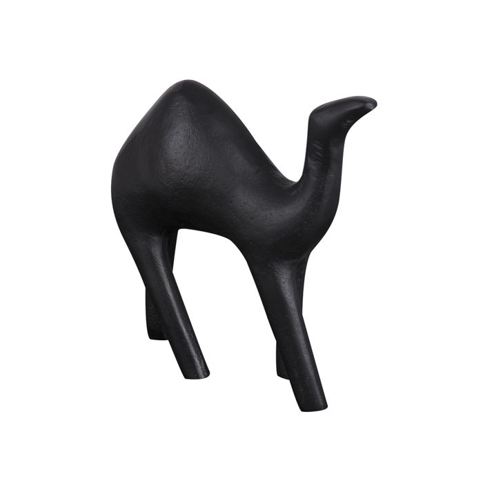 Chameau pm noir h15,5cm - Table Passion Multicolore