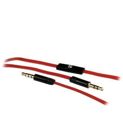 VSHOP® Cable De Remplacement Pour Dr Dre Monster Beats Casque Ecouteur Solo , Studio Ou PRO (rouge)