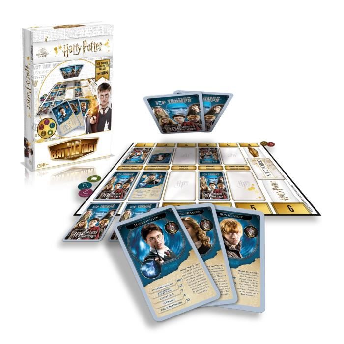 HARRY POTTER Jeu de cartes Top Trumps Battle Mat