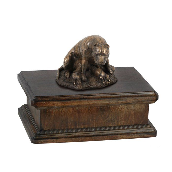 Comparer les prix de Urne commémorative personnalisée pour cendres de chien - ART-DOG - 245x29x21cm - 5L - American Staffordshire Terrier I