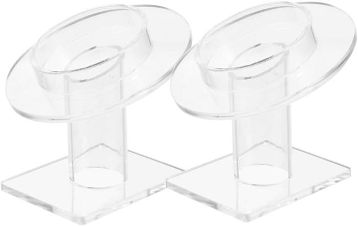 12 Présentoirs à Bracelets Transparents En Acrylique - Support Circulaire Pour Bijoux Et Montres - Organisation Domicile Ou Boutique
