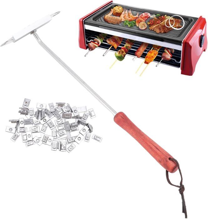 Fourchette à Barbecue Aimantée Cook'in Garden - Inox, Manche Soft Touch