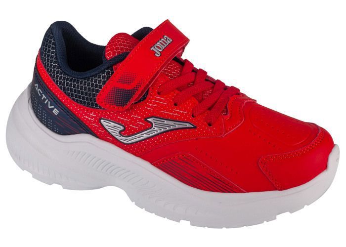 Joma sneakers - JOMA - Joma Active Jr 24 JACTIW - Rouge - Fermeture scratch - Tige synthétique