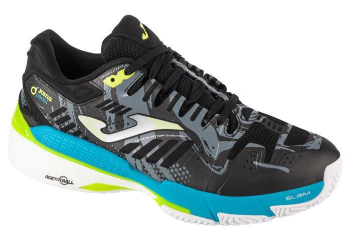Chaussures de tennis - Joma - Slam Men 24 TSLAMS - Noir - Maille respirante - Exo Counter